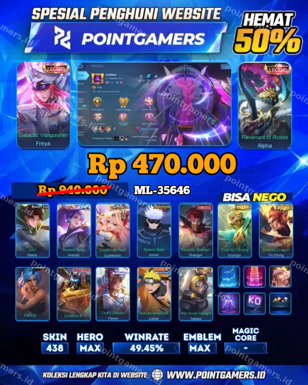 ML-35646 - Xavier jjk, alpha legend